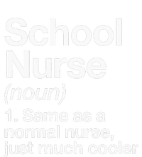 School Nurse Definition Back To School First Day T-Shirt