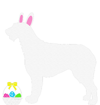 Irish Wolfhound Easter Bunny Dog Silhouette T-Shirt