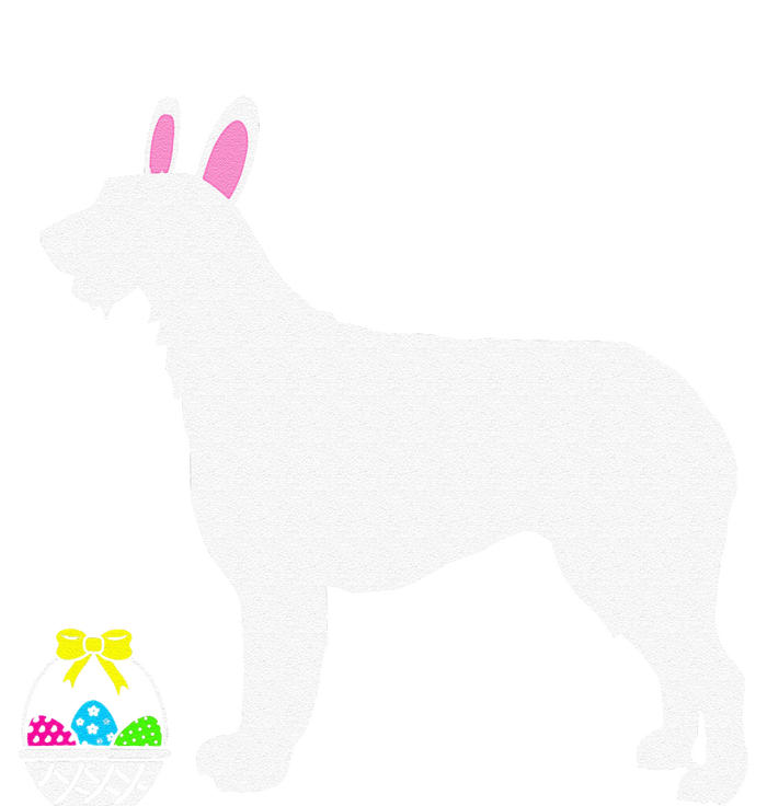 Irish Wolfhound Easter Bunny Dog Silhouette T-Shirt