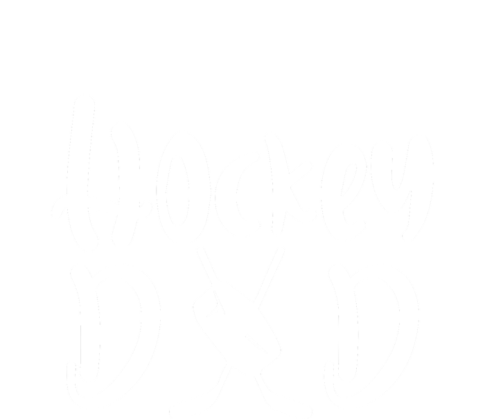 Funny Hockey Dad Gift Father's Day PosiCharge RacerMesh Polo