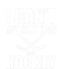 Hockey Dad I Can't My Son Has Hockey Father's Day Gift Toddler Fine Jersey T-Shirt