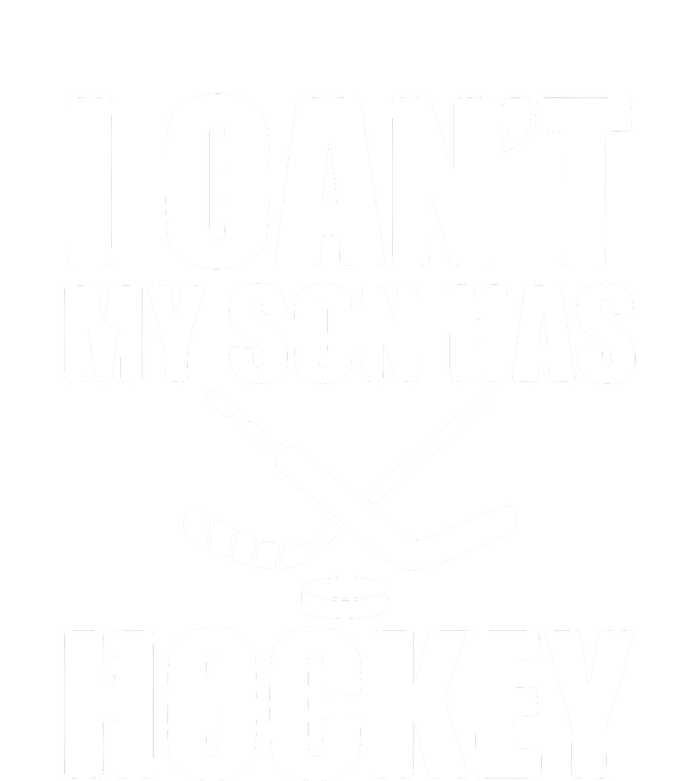 Hockey Dad I Can't My Son Has Hockey Father's Day Gift Toddler Fine Jersey T-Shirt