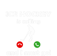 Ice Hockey Is Calling And I Must Go Father's Day Gift Tie-Dye T-Shirt