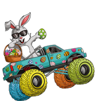 Dabbing Bunny Happy Easter Monster Truck Lovers Pom Pom 12in Knit Beanie