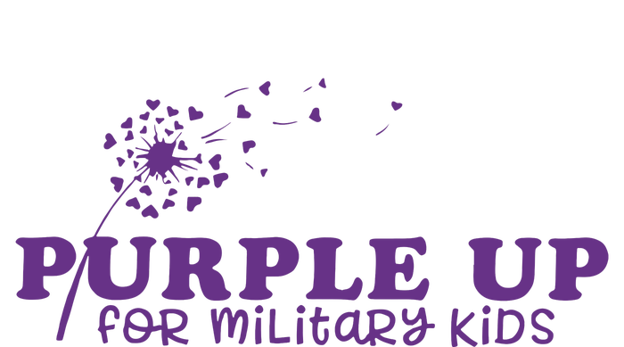 Purple Up For Military Child Military Child Month Awareness Military Cooling Performance Long Sleeve Crew