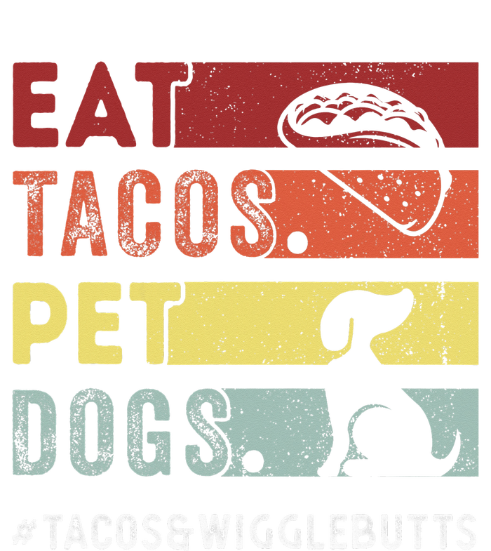 Eat Tacos. Pet Dogs Tacos And Wigglebutts Women's Strappy Tank