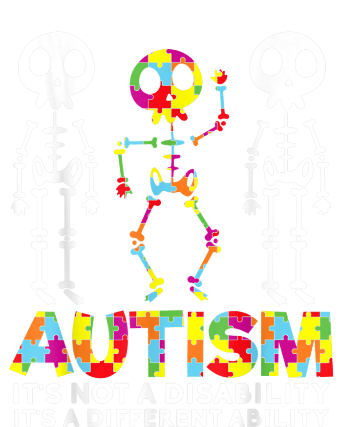 Skull Dance Autism Awareness Tee Mom Dad Autism T-Shirt