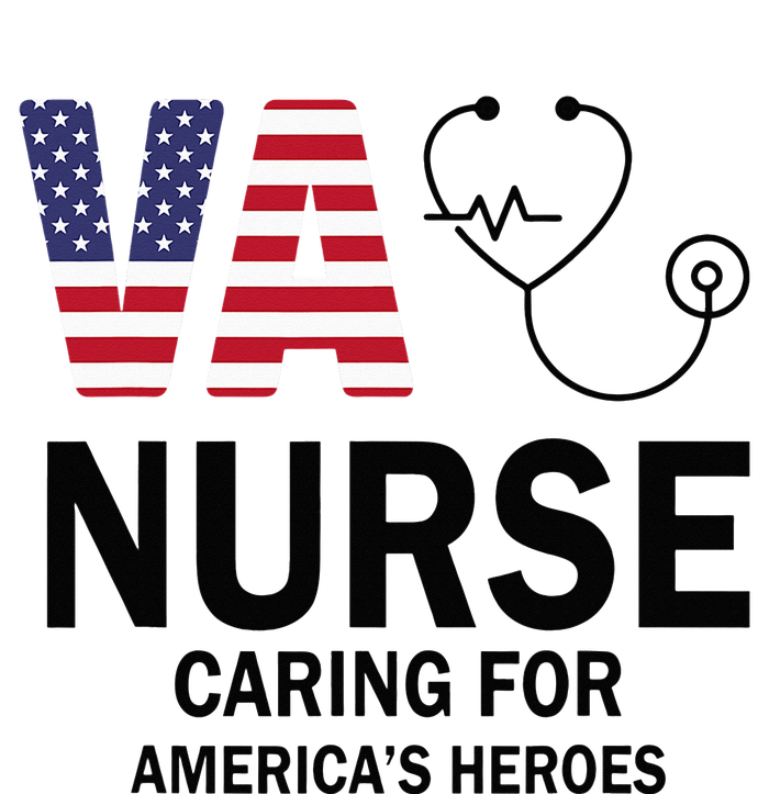 VA Nurse Caring For American's Heroes Long Sleeve Shirt