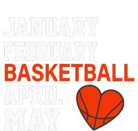 January February Basketball April Funny Apparel Hooded Wearable Blanket