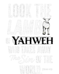 Passover Look the Lamb of Yahweh Yeshua Messianic Hebrew T-Shirt