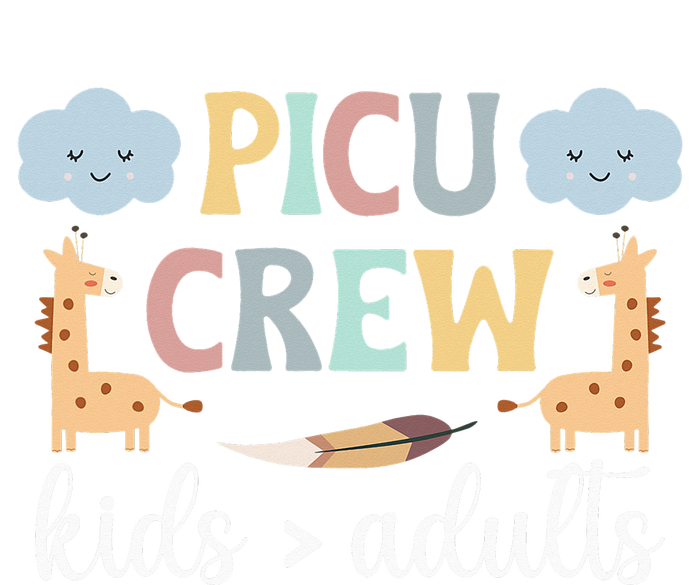 PICU Crew PICU Nurse Squad Pediatric Intensive Care Unit T-Shirt