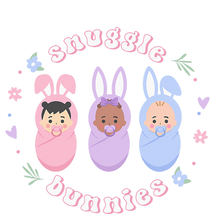 Snuggle Bunnies Easter NICU L&D Nurse Life Happy Easter Day T-Shirt