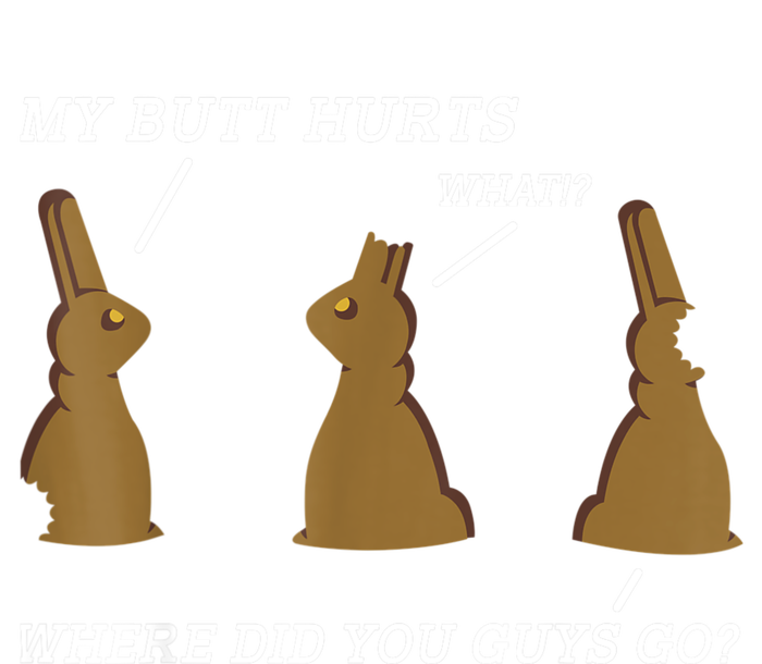 My Butt Hurts Chocolate Bunny Easter Day Funny PosiCharge Competitor Tank