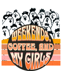 Fun Weekends Coffee And My Chicken Tee For Woman Gift Long Sleeve Shirt