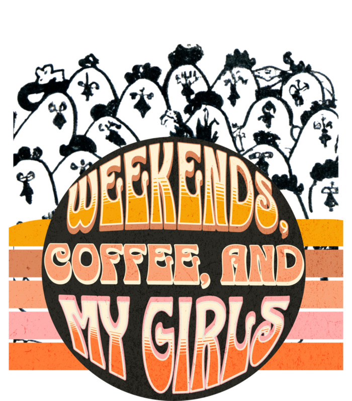 Fun Weekends Coffee And My Chicken Tee For Woman Gift Long Sleeve Shirt