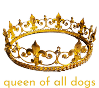 Womens Cute Dog Gift Queen Of All Dogs Tee Rescue Foster Adopt T-Shirt