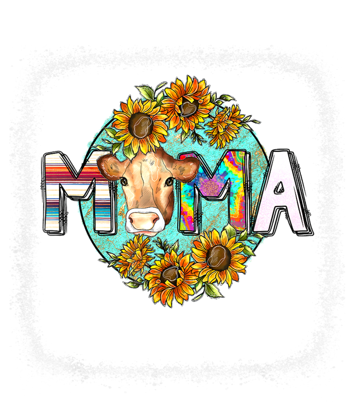 Mama Cow Print Sunflower For Mother's Day Cow Lovers T-Shirt