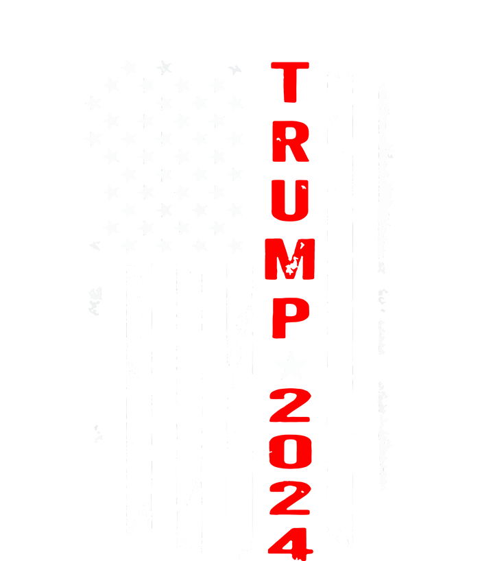 American Flag Vintage Trump 2024 V-Neck T-Shirt