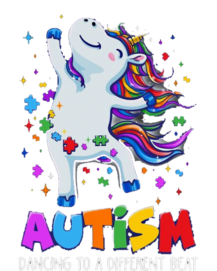 Autism Awareness Day Dabbing Unicorn Puzzle Piece Cute Gift T-Shirt