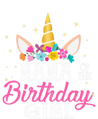 Nana Of The Birthday Girl Nana Gift Unicorn Birthday Kids Long Sleeve Shirt