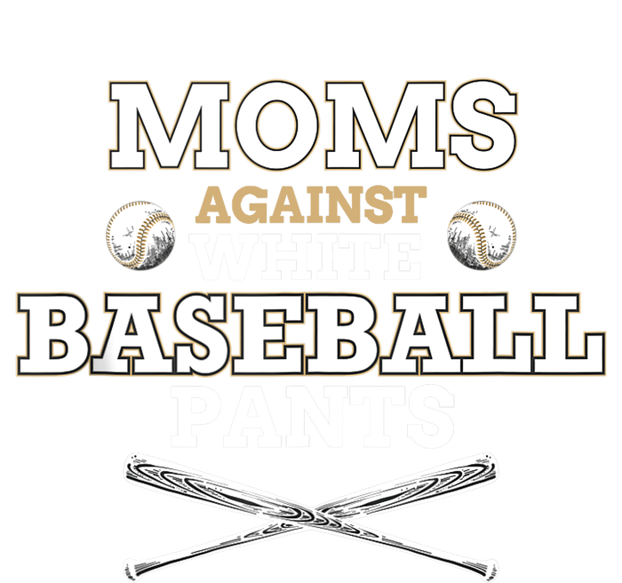 Moms Against White Baseball Pants funny baseball mom mother Tank Top T-Shirt