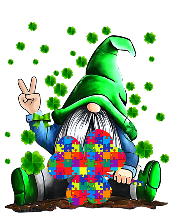 Autism Awareness Gnomes Shamrock St Patricks Day Funny Gift Sustainable Beanie