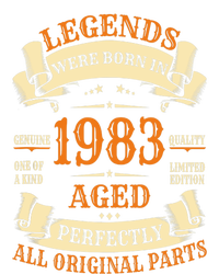 40th Birthday Gift Vintage Legends Born in 1983 40 years old Tank Top 7 Panel Mesh Trucker Snapback Hat