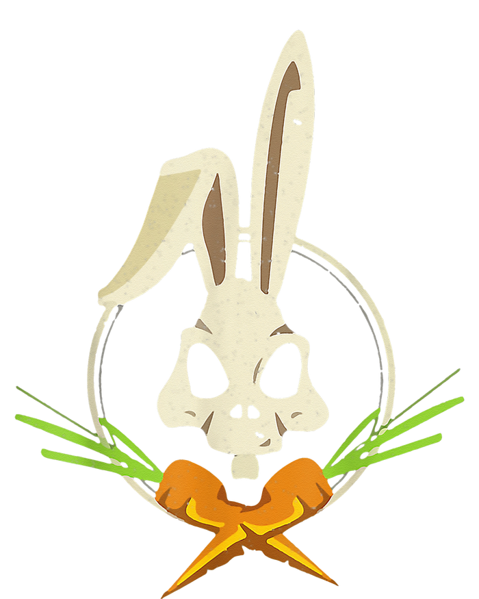 Skull Rabbit Crossbones Carrots Easter Day Emo Mousepad