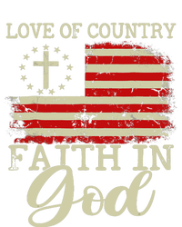 Love Of Country Faith In God Patriotic 4th Of July Christian Cooling Performance Long Sleeve Crew