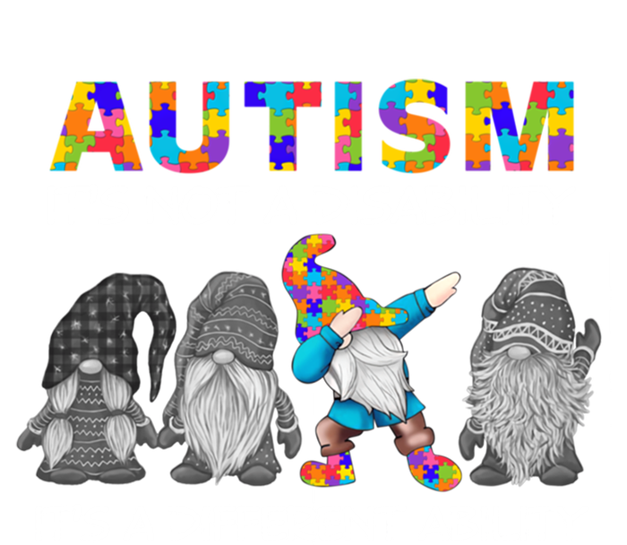 Autism It's Not A Disability It's A Different Ability Gnomes Gift T-Shirt