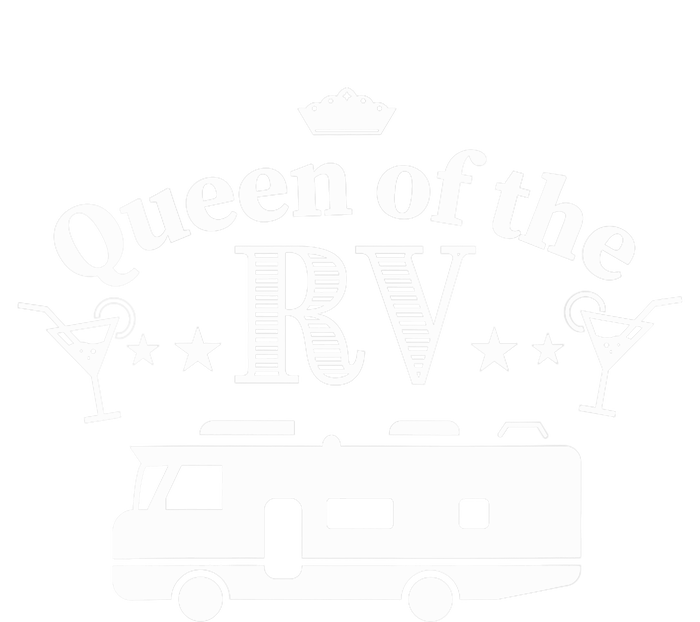 Wo Queen of the RV - Gift for Woman who loves her Motorhome V-Neck Kids Long Sleeve Shirt