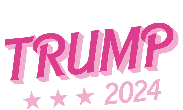 Trump Pink Donald Trump 2024 US Election Pink Girly T-Shirt