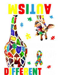 Autism Seeing The World From Different Angle Giraffe Puzzle Cute Gift Kids Hoodie