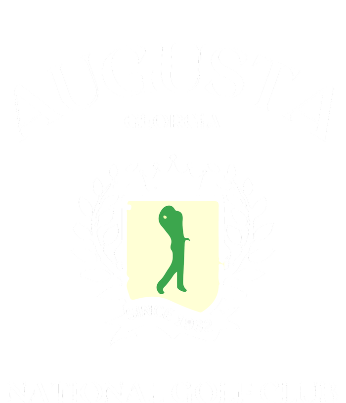 Vintage Augusta Georgia National Golf Club With Golfer Long Sleeve Shirt