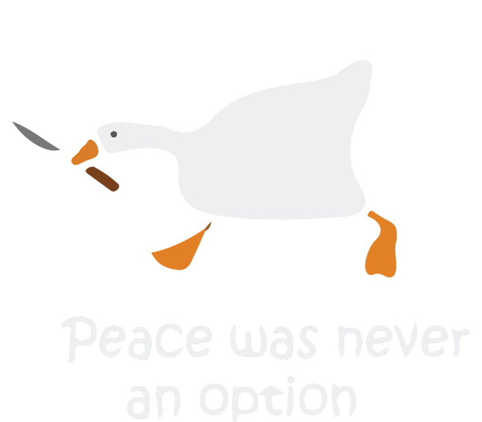 Murder Duck Peace Was Never An Option Toddler Hoodie