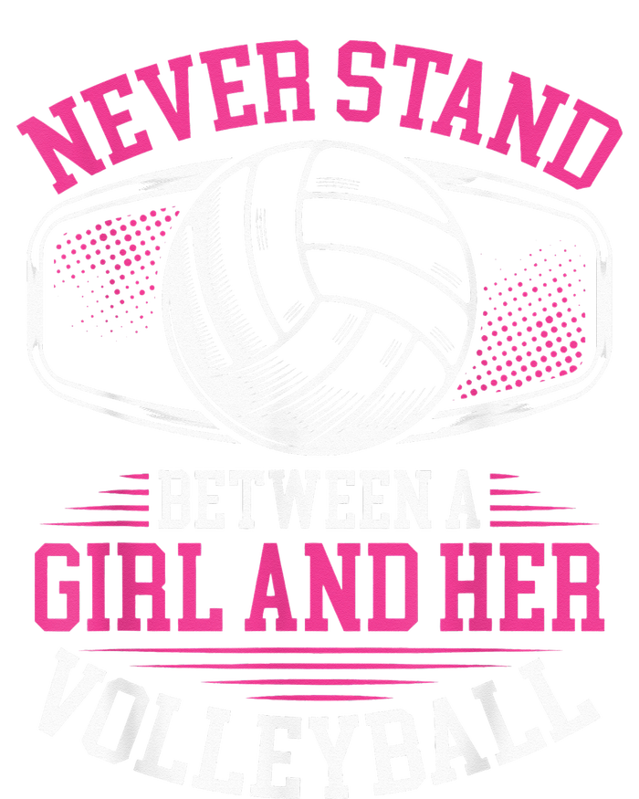 Never Stand Between A And Her Volleyball Hoodie