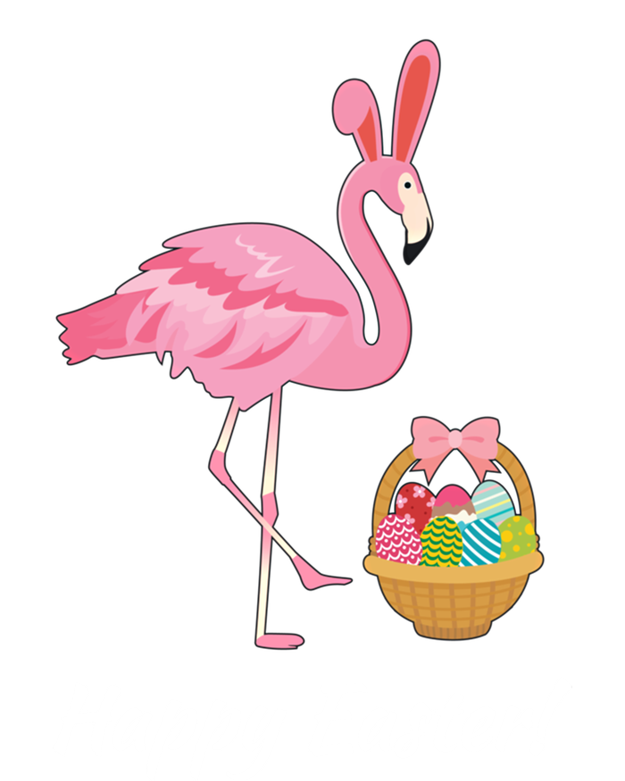 Easter Flamingo Happy Easter Eggs Gift Coaster