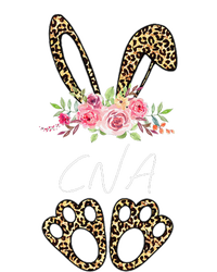 Womens CNA Bunny Leopard Flowers Easter Gifts T-Shirt