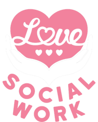 Social Worker Love Social Work Lcsw Heart Gift Funny Gift T-Shirt