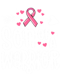 Son Of A Warrior Family Breast Cancer Gift Pink Ribbon Gift T-Shirt