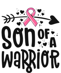 Son Of A Warrior Family Breast Cancer Gift Pink Ribbon Meaningful Gift T-Shirt