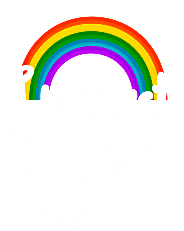 St Patricks Day Luckiest Teacher Ever Funny School Rainbow Gift Sweatshirt