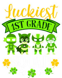 St Patricks Day Teacher Gift Luckiest 1st Grade Squad Gift T-Shirt