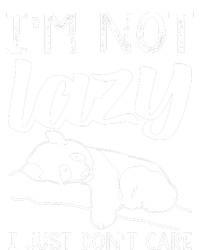 Lazy Panda Bear For Women I'm Not Lazy, I Just Don't Care Valucap Bio-Washed Visor