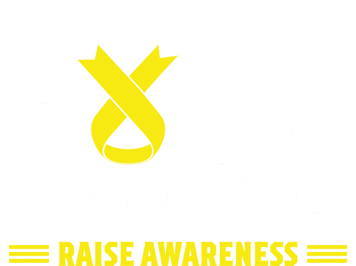 Fuck Cancer Meaningful Gift Yellow Ribbon Bone Cancer Awareness Tie-Dye Long Sleeve Shirt