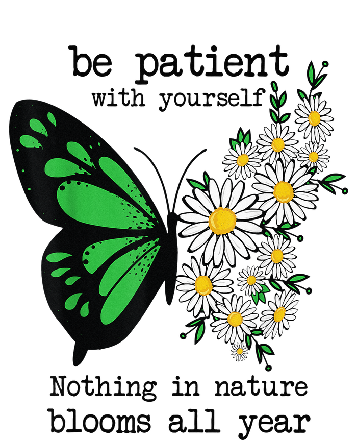 Mental Health Awareness - Butterfly Daisy Flower Poster