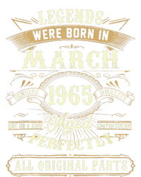 58th Birthday Gift 58 Years Old Legends Born March 1965 T-Shirt