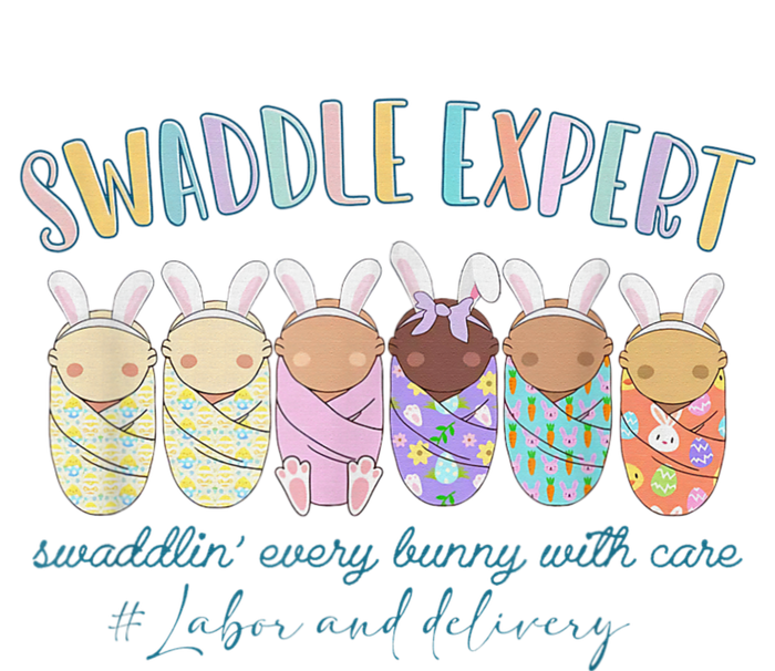 Swaddle Expert Easter Bunny Labor And Delivery Nurse Nicu Infant Fleece One Piece