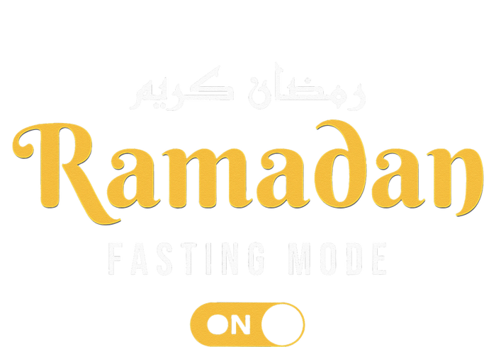 Ramadan Mubarak Kareem Fasting Mode On Dry Zone Grid Polo