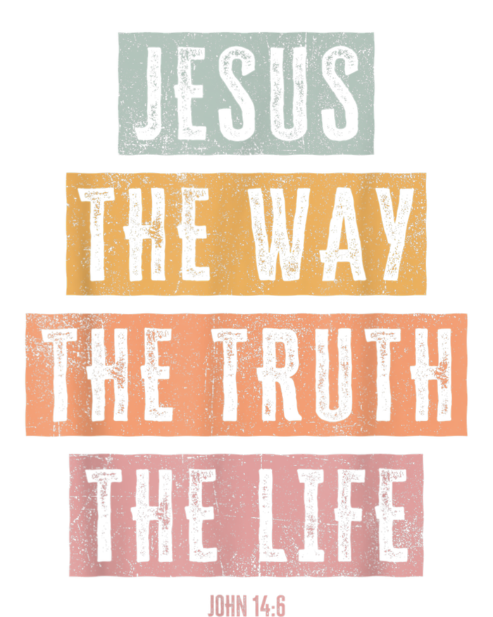 Christian Women Men Jesus The Way Truth Life Kids Hoodie